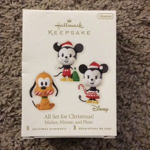 All set for Christmas Mickey Minnie and Pluto